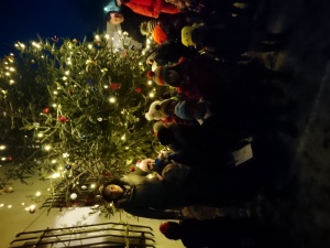 Rozsvícení vánočního stromu ve Vodochodech