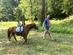 Den na koních 5.6.2019. Moc děkujeme paní Touškové a panu Touškovi za krásné dopoledne.