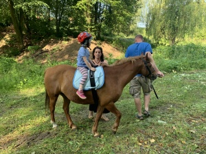 Den na koních 5.6.2019. Moc děkujeme paní Touškové a panu Touškovi za krásné dopoledne.