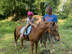 Den na koních 5.6.2019. Moc děkujeme paní Touškové a panu Touškovi za krásné dopoledne.