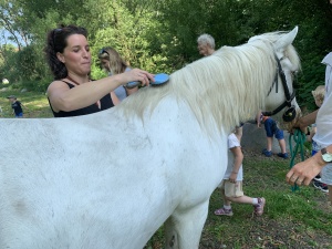 Den na koních 5.6.2019. Moc děkujeme paní Touškové a panu Touškovi za krásné dopoledne.